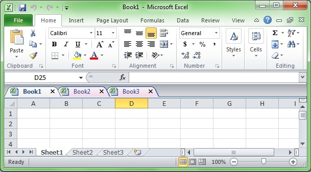 Excel Tabs