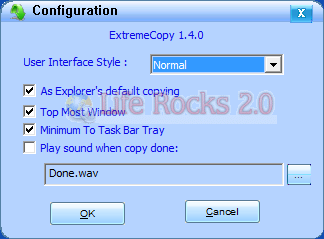 ExtremeCopy Settings