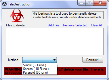 File Destruct