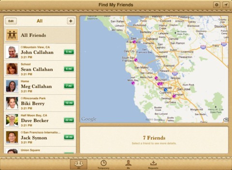 Download Find My Friends App for iPhone and iPad