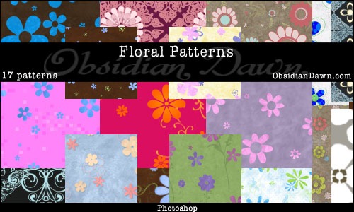 Floral_Photoshop_Patterns_by_redheadstock
