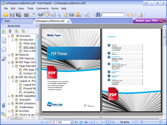 Foxit portable PDF