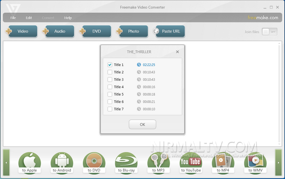 Freemake video converter