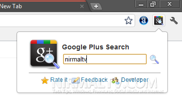 Google Plus Extension