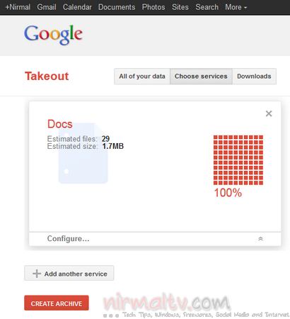 Google docs backuo