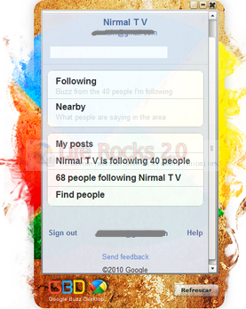 Google Buzz Dekstop