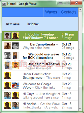 Google wave Inbox