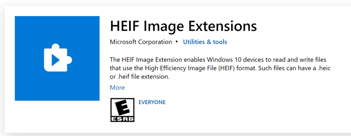 Open HEIC Files in Windows