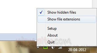 Hidden files
