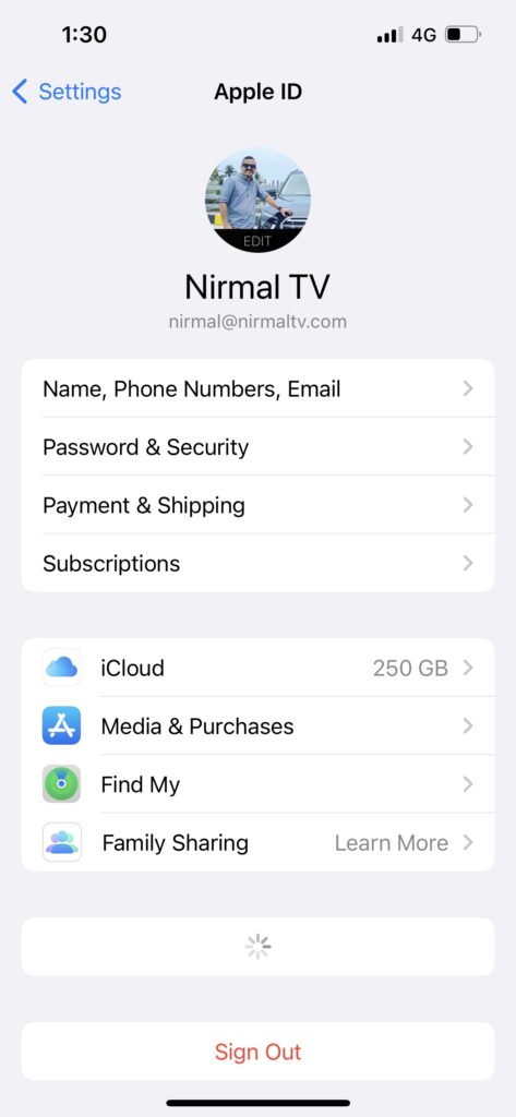 Enable Private Relay in iCloud
