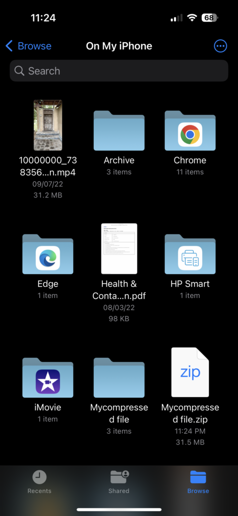 Zip and Unzip Files on iPhone