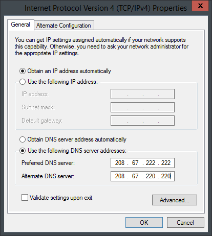 IP config