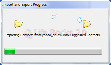 Importing  contacts