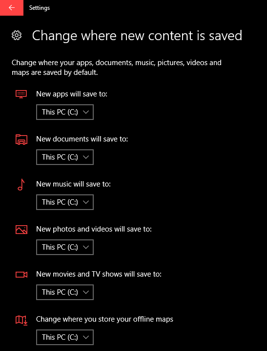 Save Hard Disk Space on Windows 10 