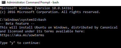 Install bash