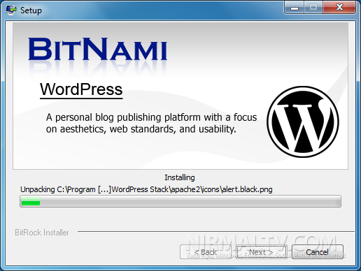 Installing WordPress