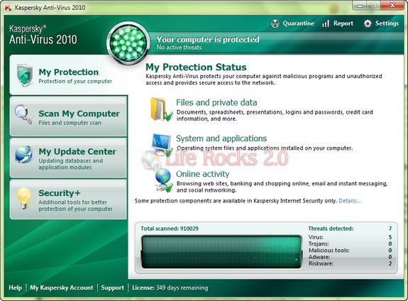 scarica la versione completa di kaspersky computer 2010 gratuitamente