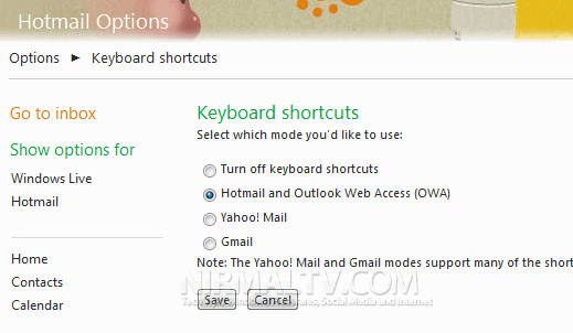 yahoo mail keyboard shortcuts