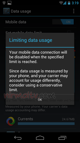 Limiting usage