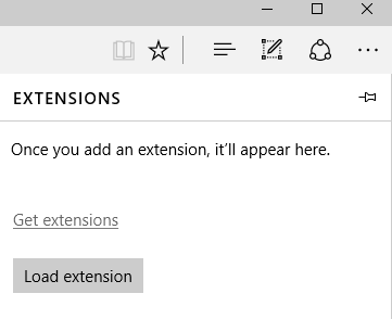 Load extensions