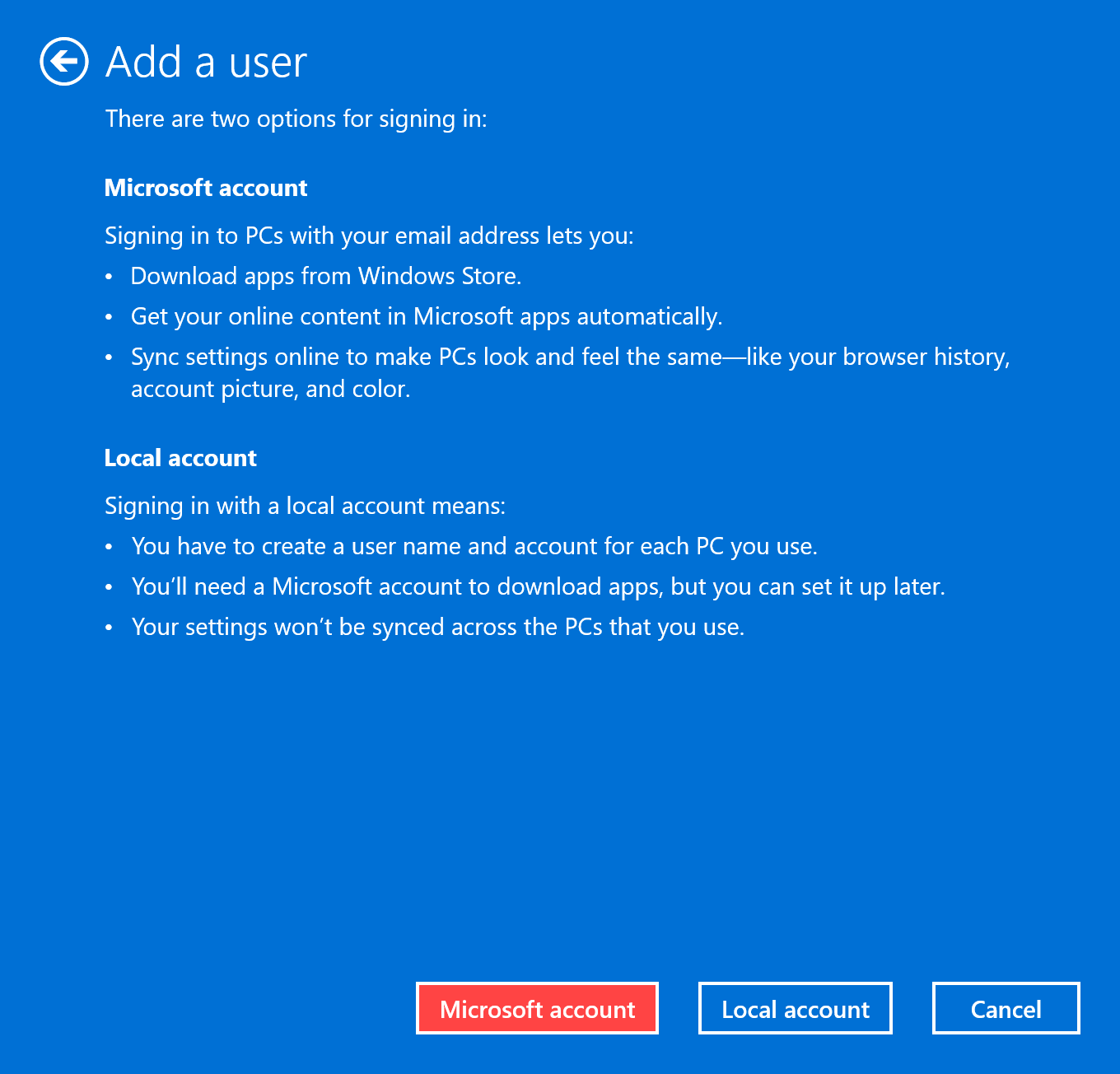 Create a Local Account in Windows 11