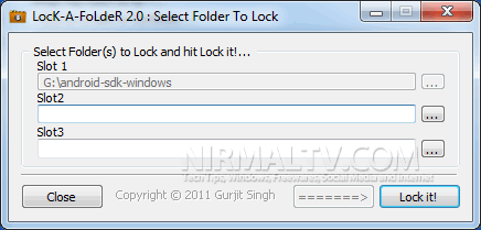 Lock Folders