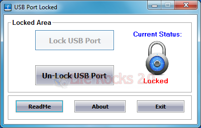 Lock USB