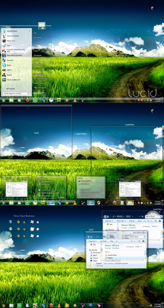 25+ Awesome Windows 7 Themes