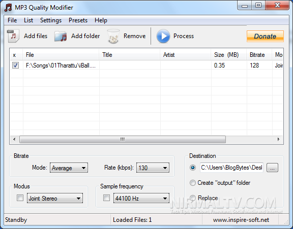 MP3 Quality Modifier