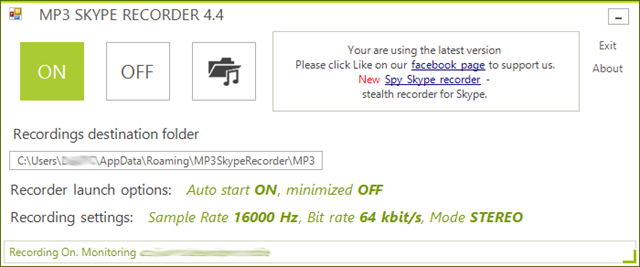 MP3 skype recorder