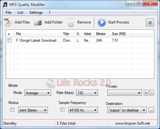 MP3 quality modifier