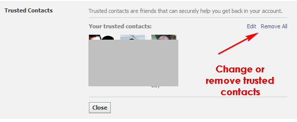 Manage contacts