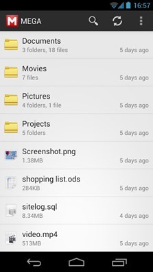 Mega for Android