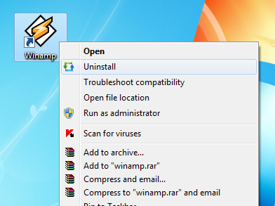 Menu Uninstaller