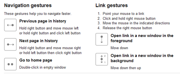 Mouse Gestures 1