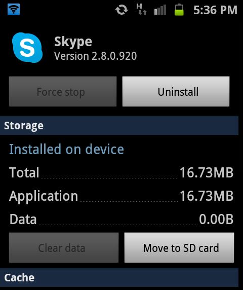 Move to SD card