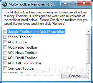 Multi Toolbar remover