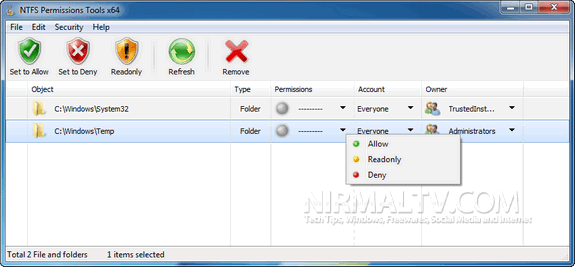 NTFS Permission Tool