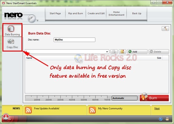 nero burner free download full version for windows xp