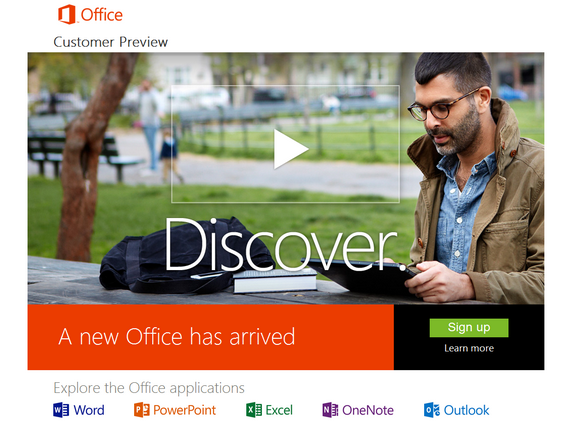 Office 2013 preview