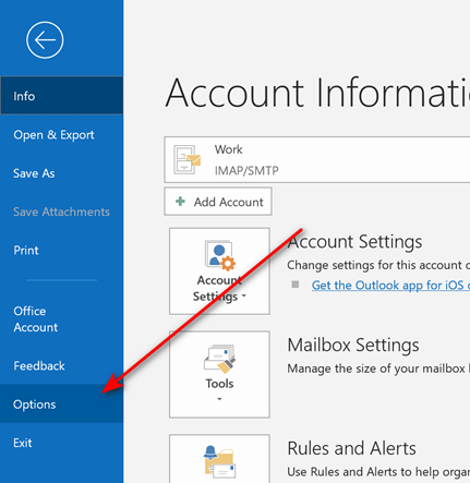 turn off read receipts in outlook