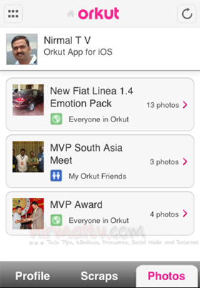 Orkut for iOS