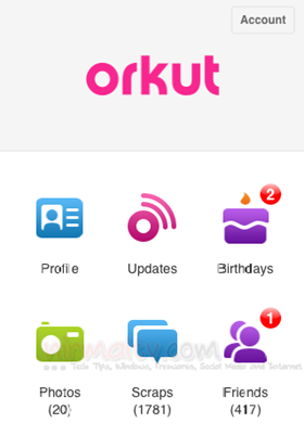 Orkut for iPad