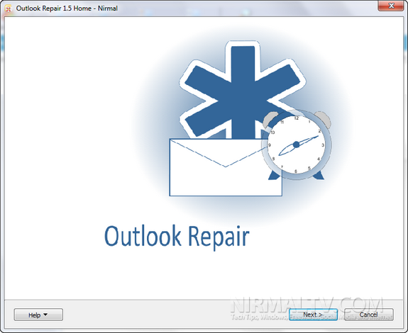 Outlook Repair Home
