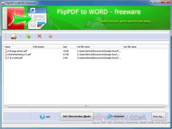 PDF to Word converter