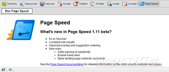 Page speed