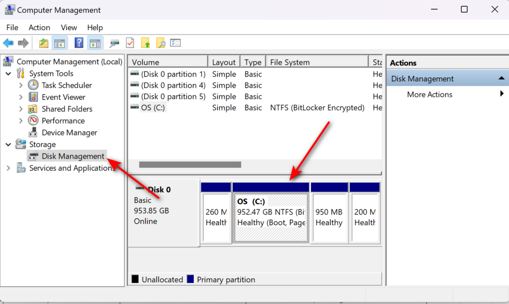 Partition Hard Disk in Windows 11