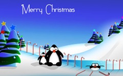 Penguins_Christmas_Fun_WIDE_by_DigitalPhenom