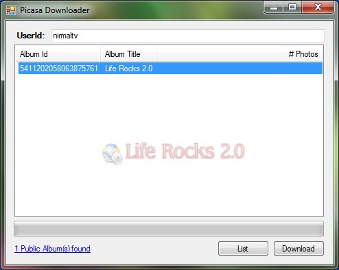 Picasa Downloader