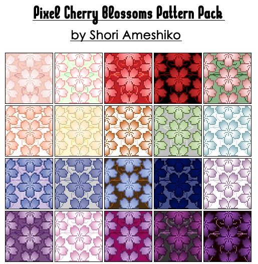 Pixel_Cherry_Blossom_Patterns_by_ShoriAmeshiko